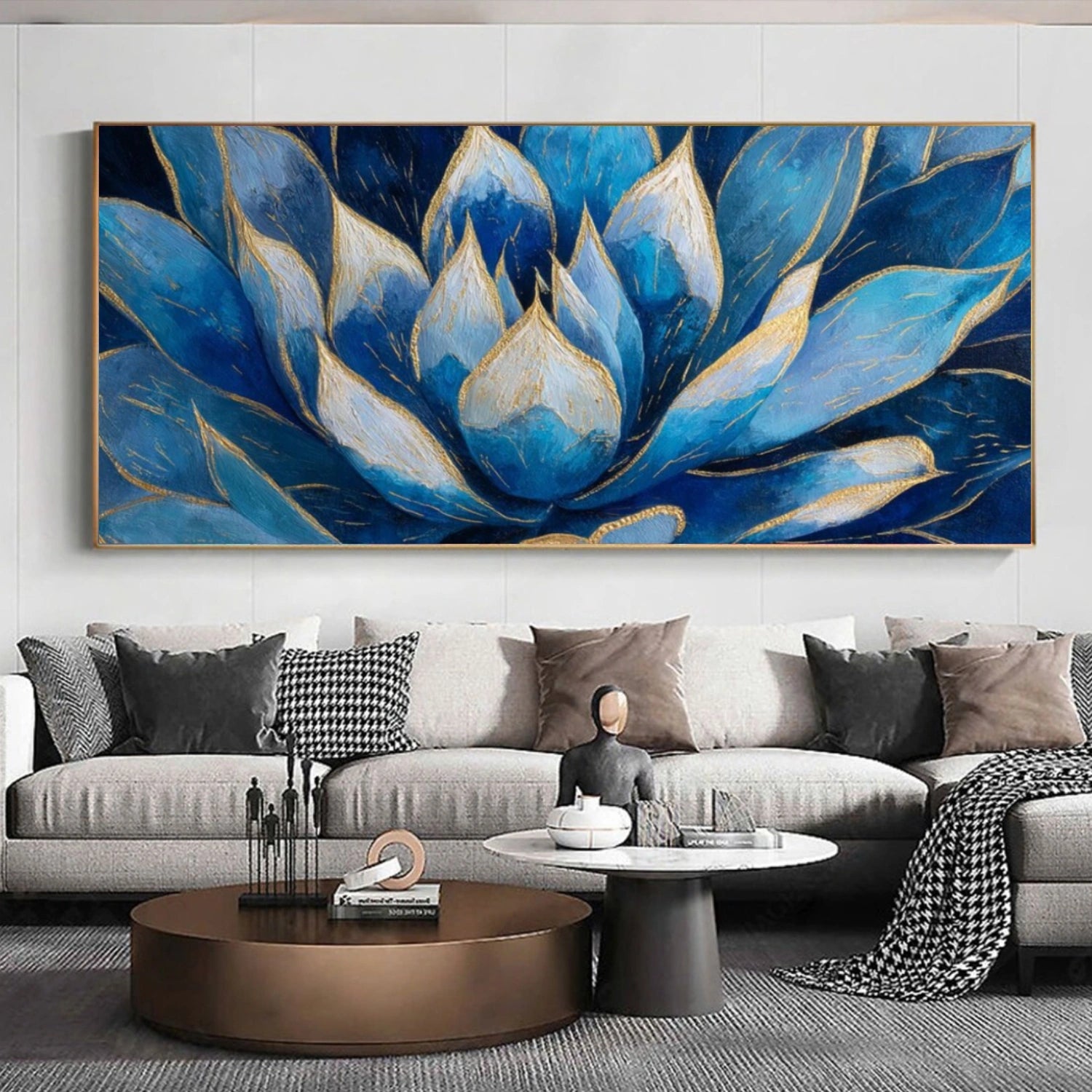 Tree And Flower Abstract Wall Art #TF210