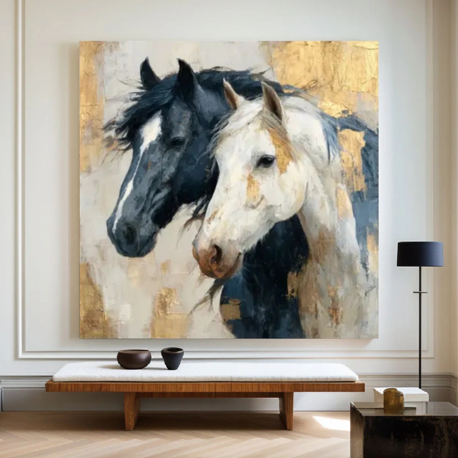 Abstract Animal Art Horse Wall Art #AT058