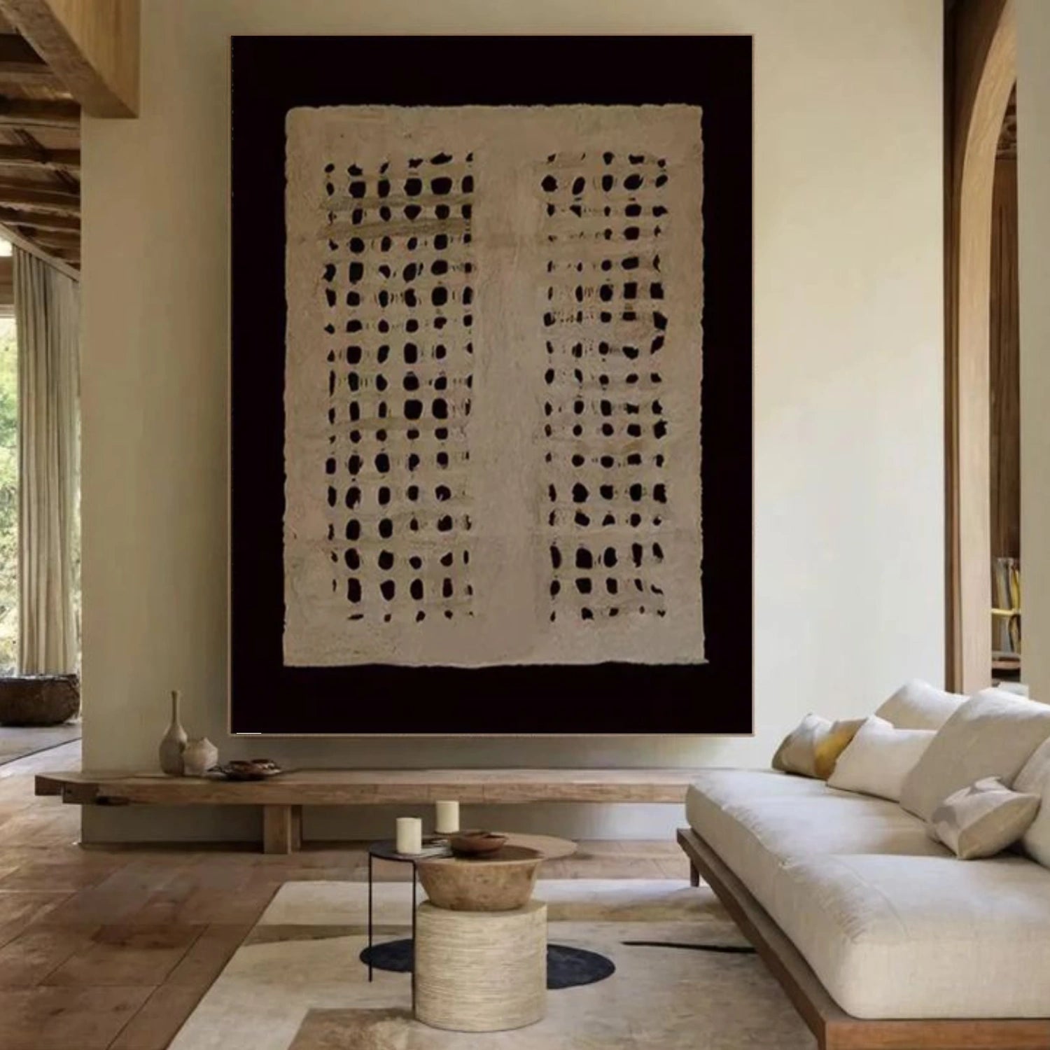 Wabi Sabi Abstract Canvas Art #WA225