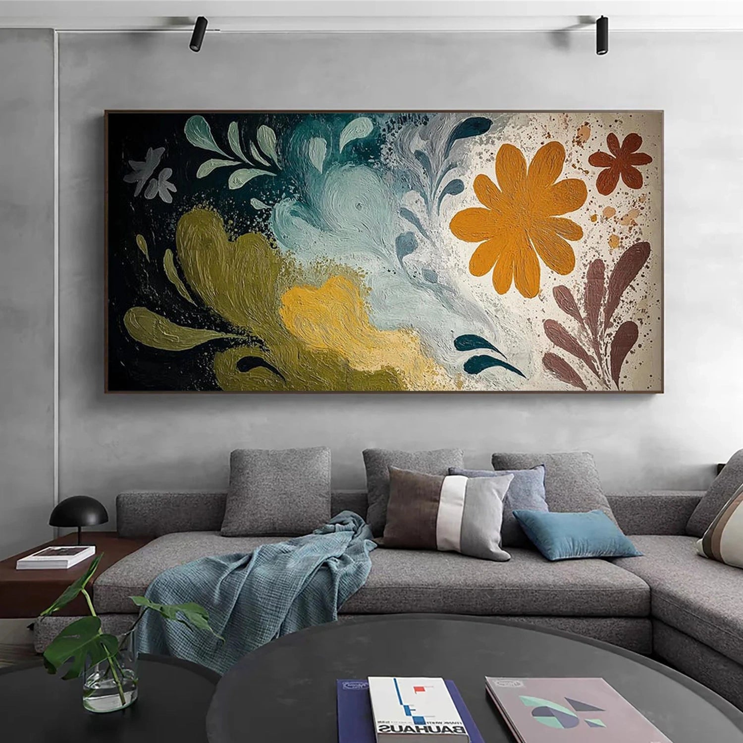 Tree And Flower Abstract Wall Art #TF199