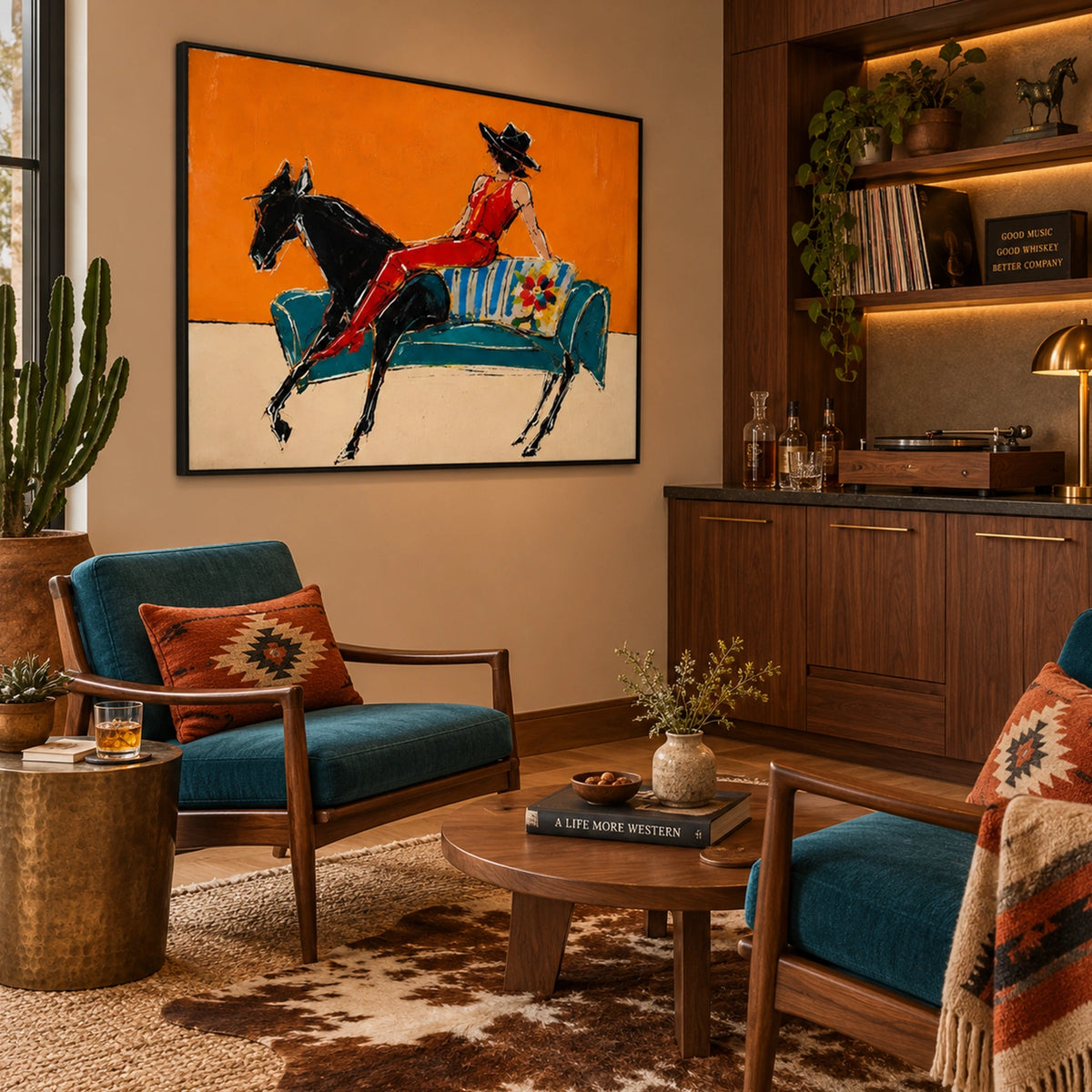 Western Cowboy Art #VA069