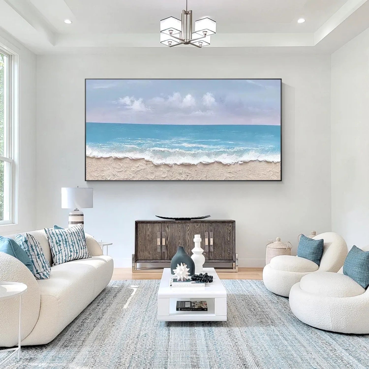 Sky And Ocean Painting #SO178