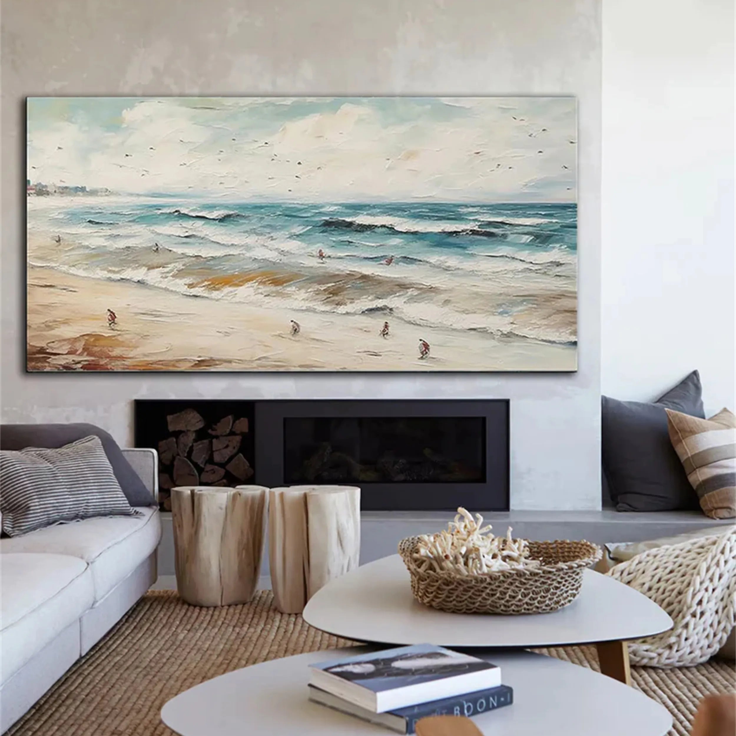 Sky And Ocean Painting #SO091