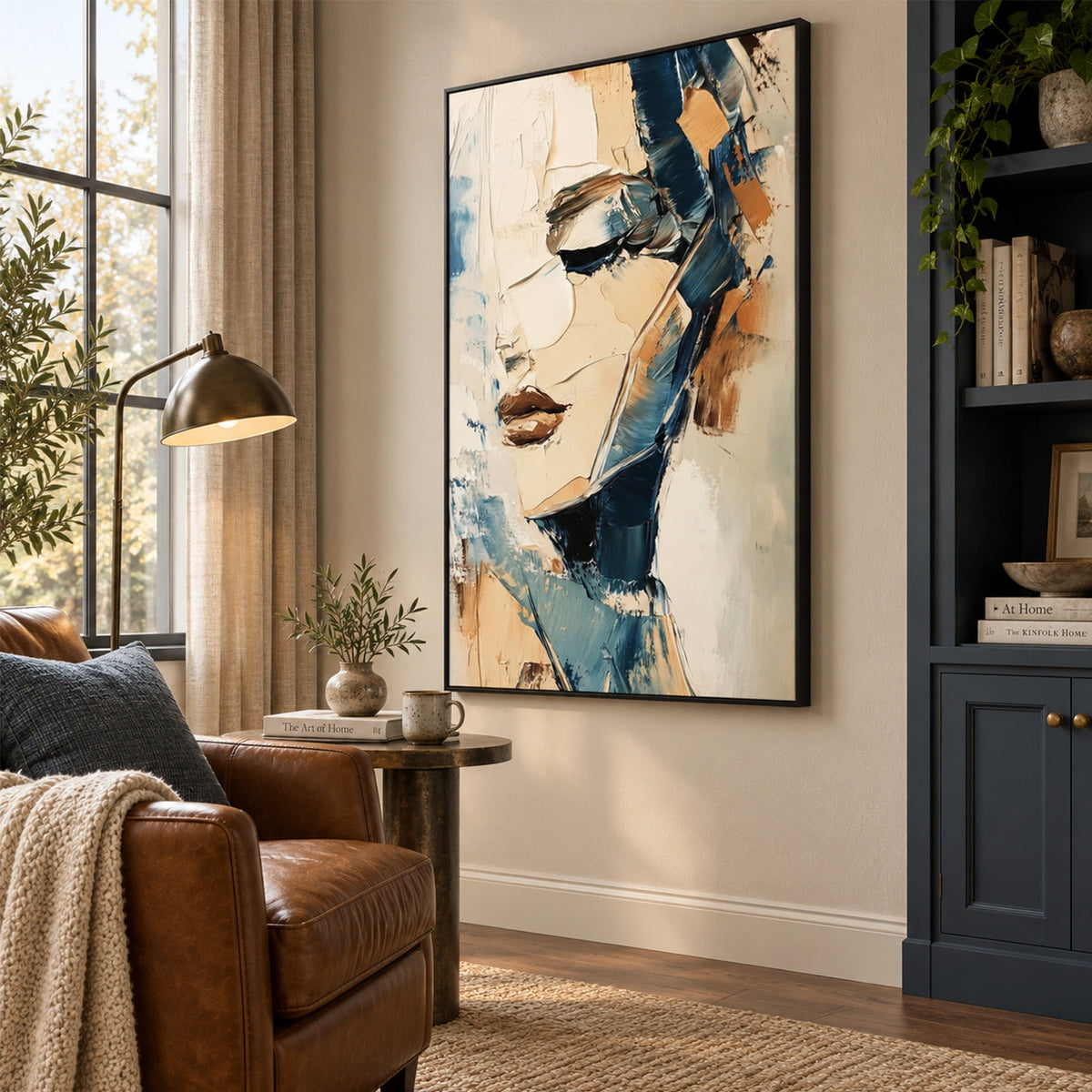 Abstract Portrait Wall Art #WP041