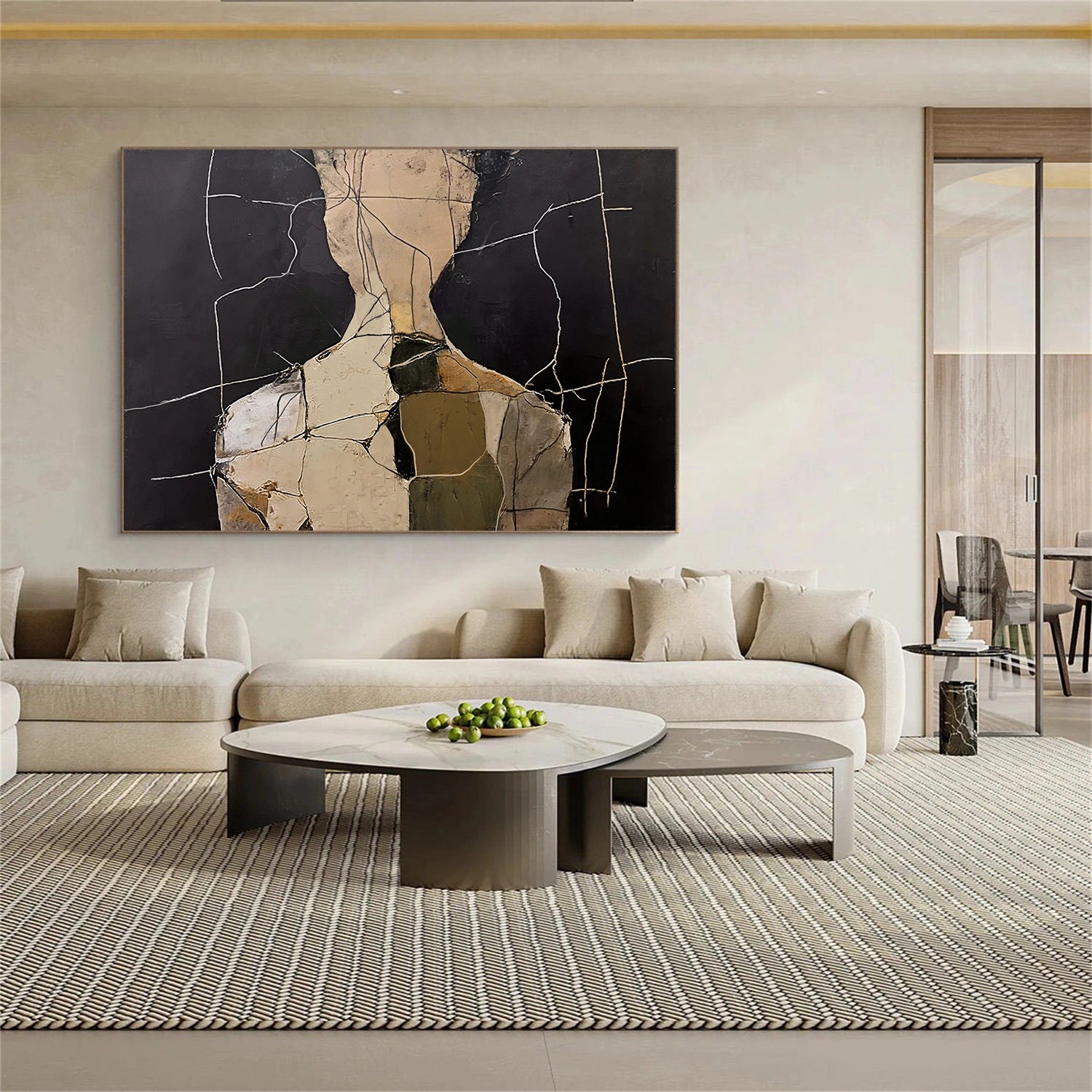 Abstract Portrait Wall Art #WP038