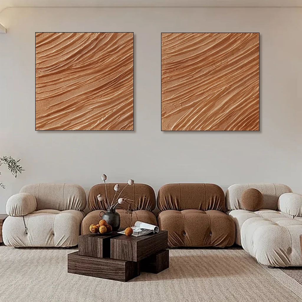 Textured Minimalist Wall Art Set 2 #WT191