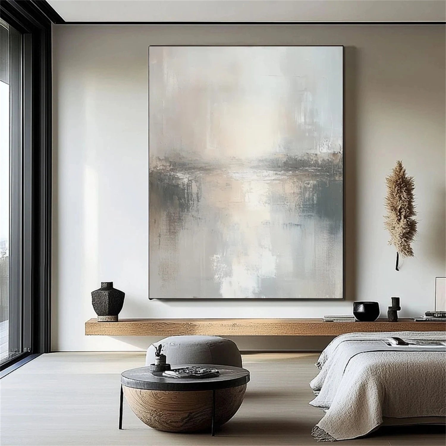 Wabi Sabi Abstract Canvas Art #WA216