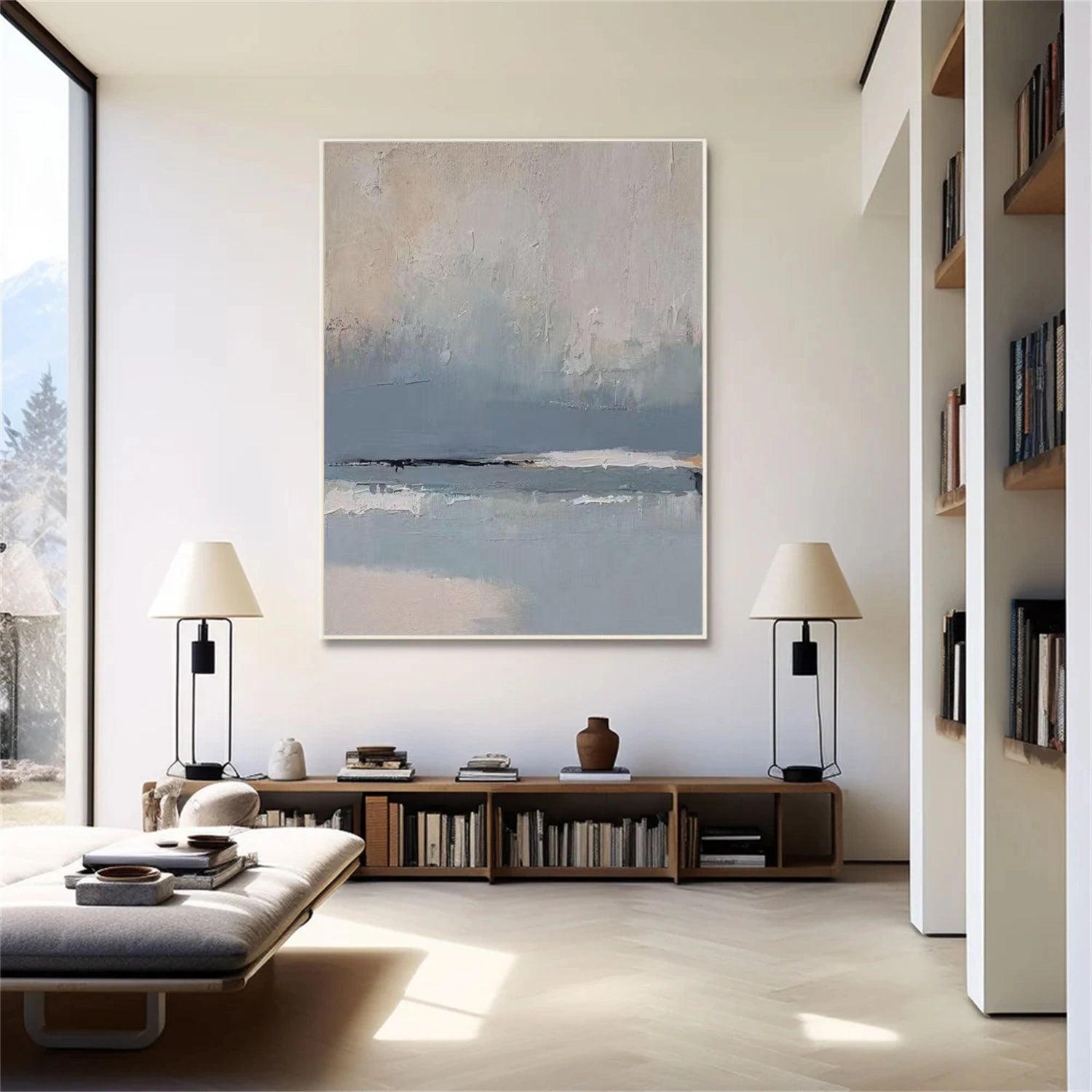 Abstract Textured Wall Art #AW186