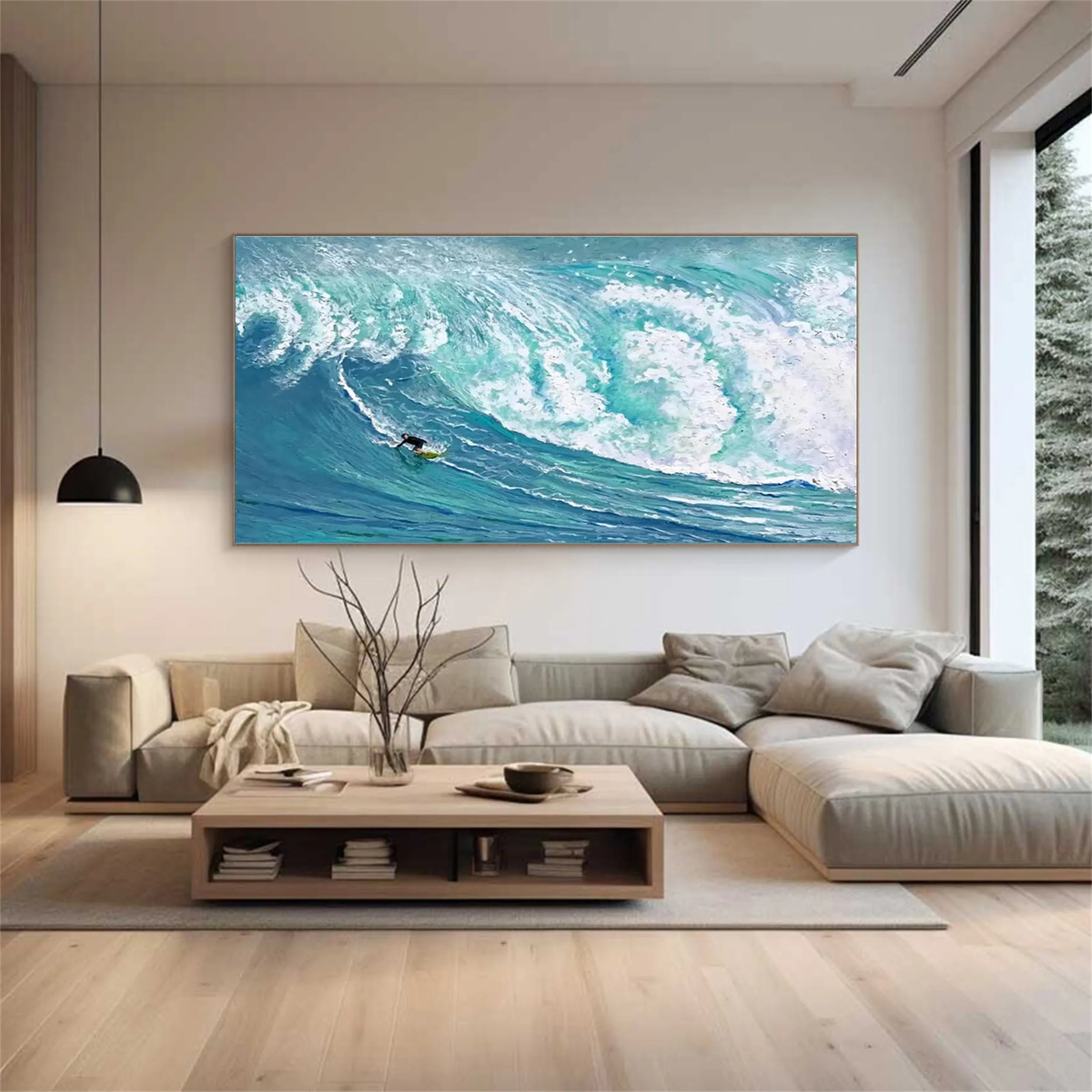 Sky And Ocean Painting #SO121