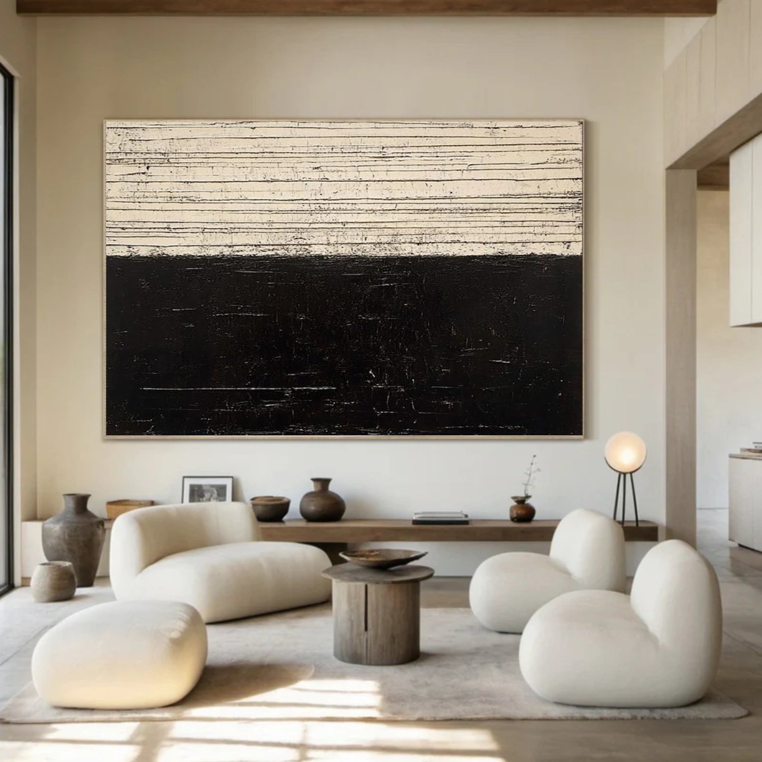 Wabi Sabi Abstract Canvas Art #WA221