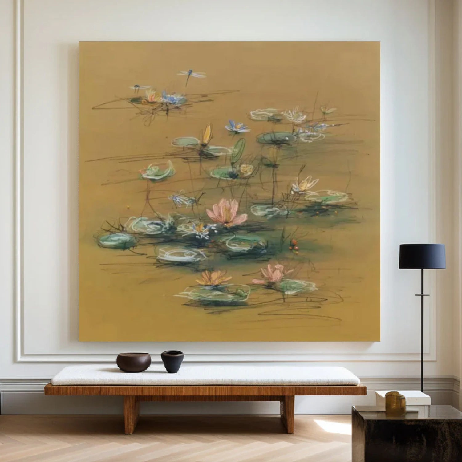 Tree And Flower Abstract Wall Art #TF150