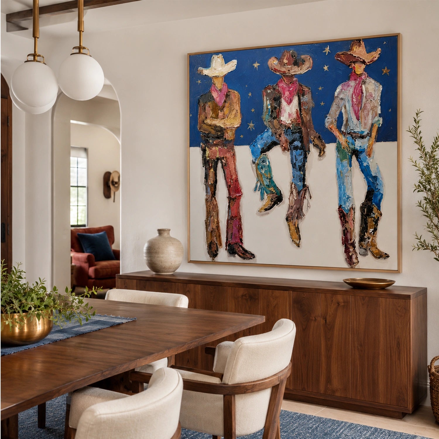 Western Cowboy Art #VA057