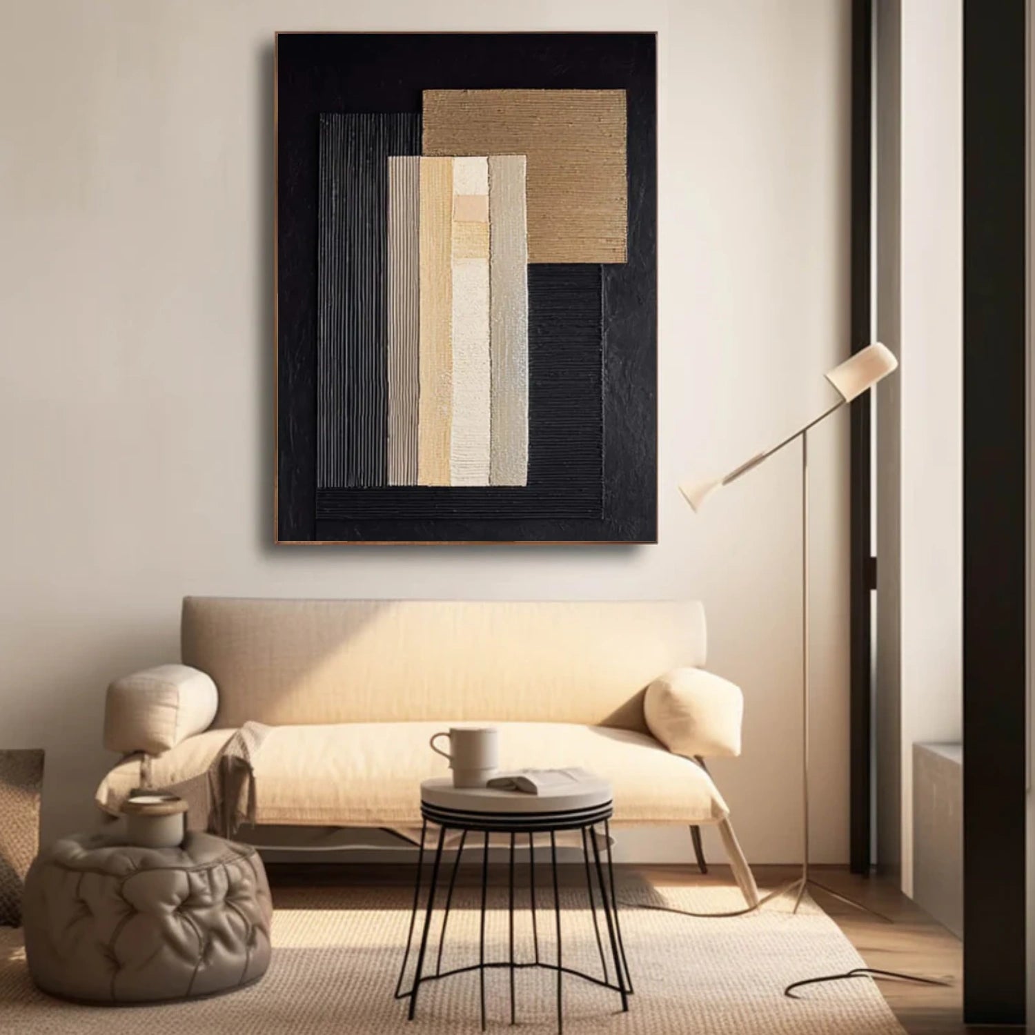 Wabi Sabi Abstract Canvas Art #WA240