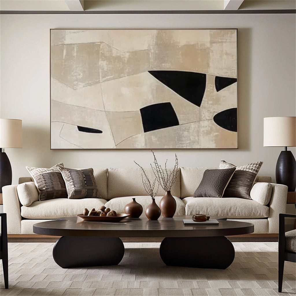 Wabi Sabi Abstract Canvas Art #WA214