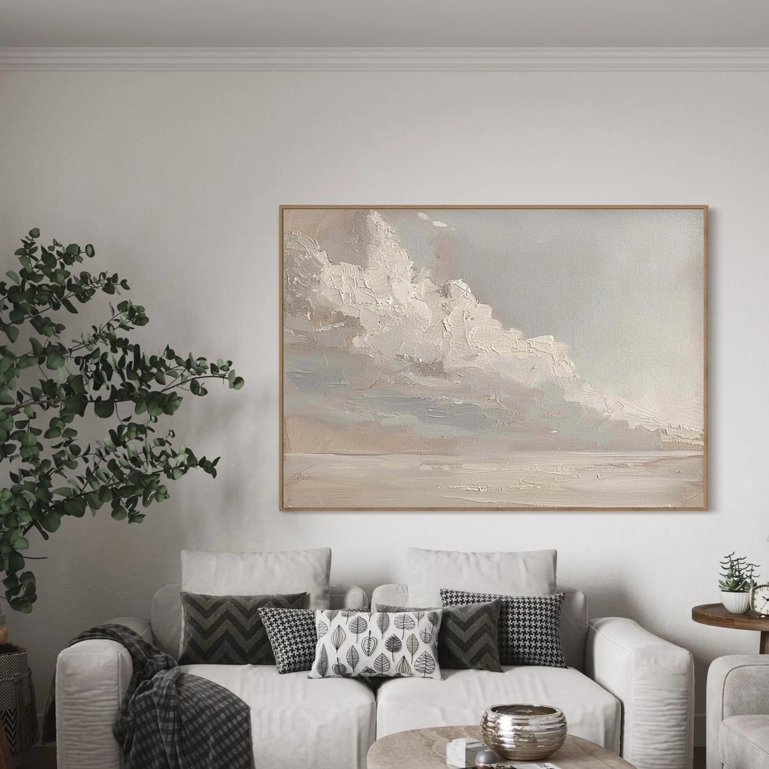 Sky And Ocean Abstract Wall Art #SO400