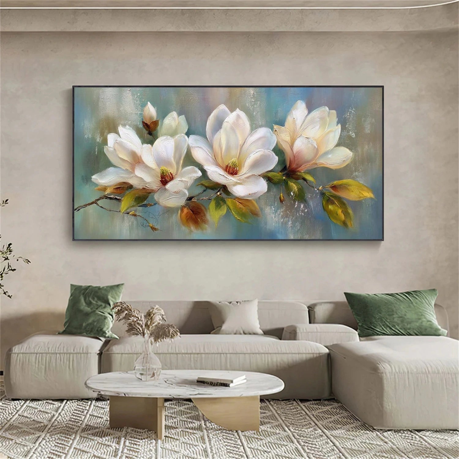 Tree And Flower Abstract Wall Art #TF204