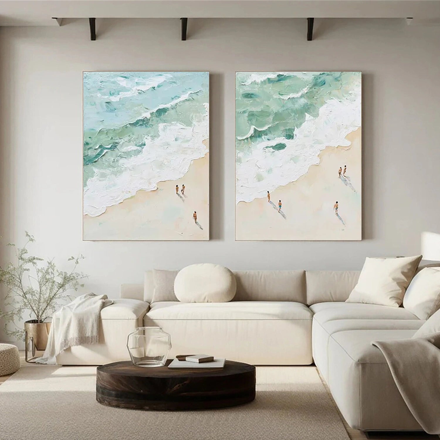 Sky And Ocean Painting Set of 2 #SO232
