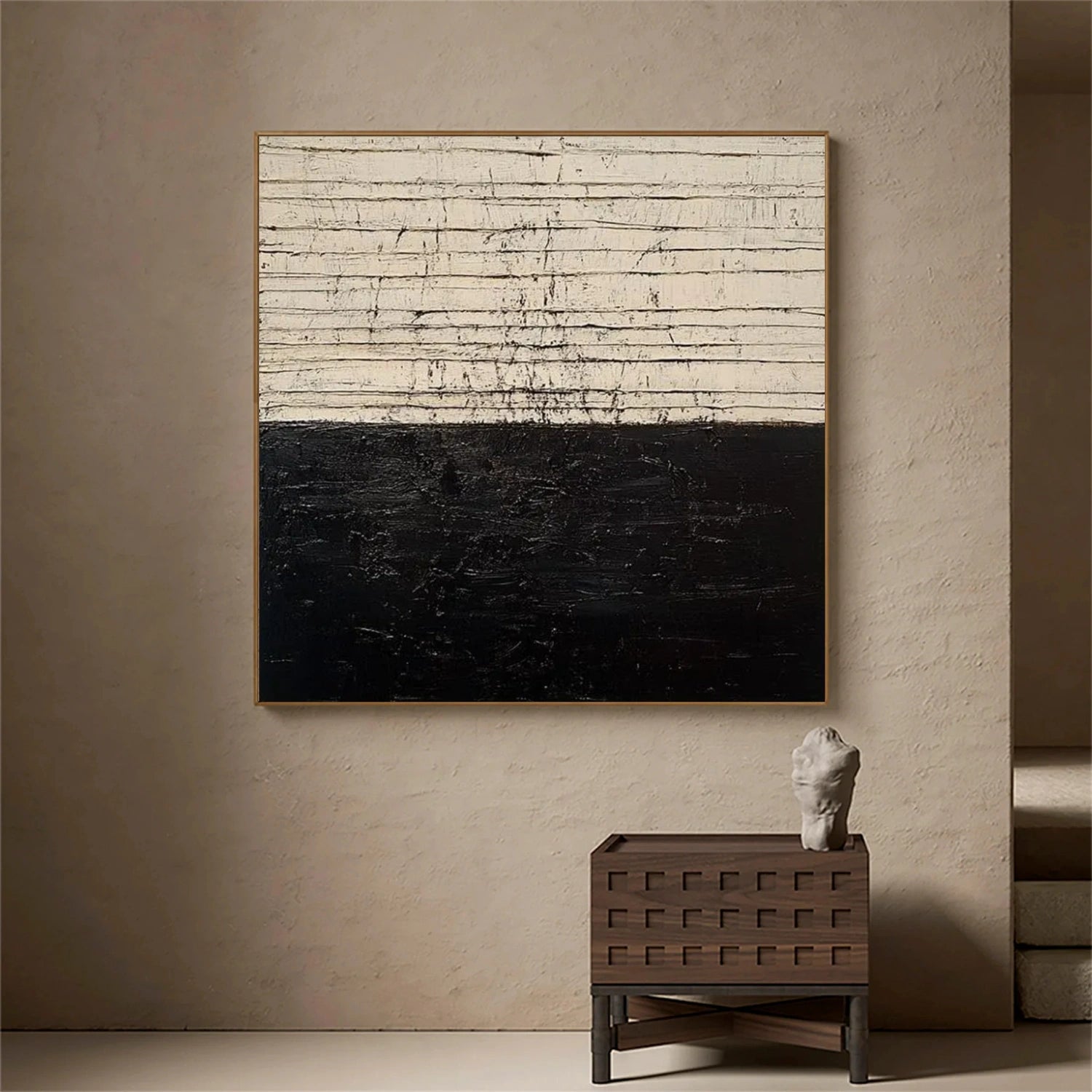 Wabi Sabi Abstract Canvas Art #WA220