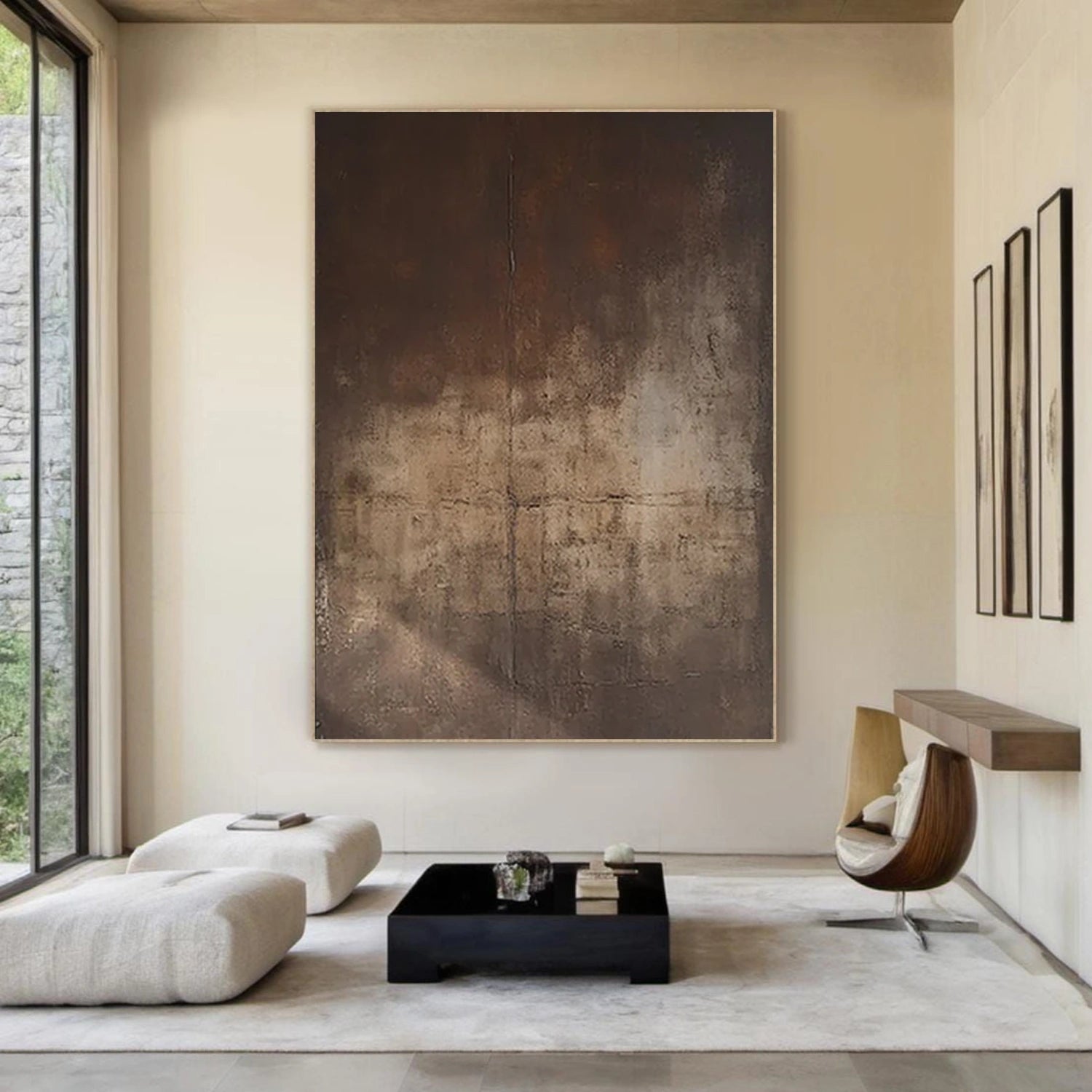 Wabi Sabi Abstract Canvas Art #WA254