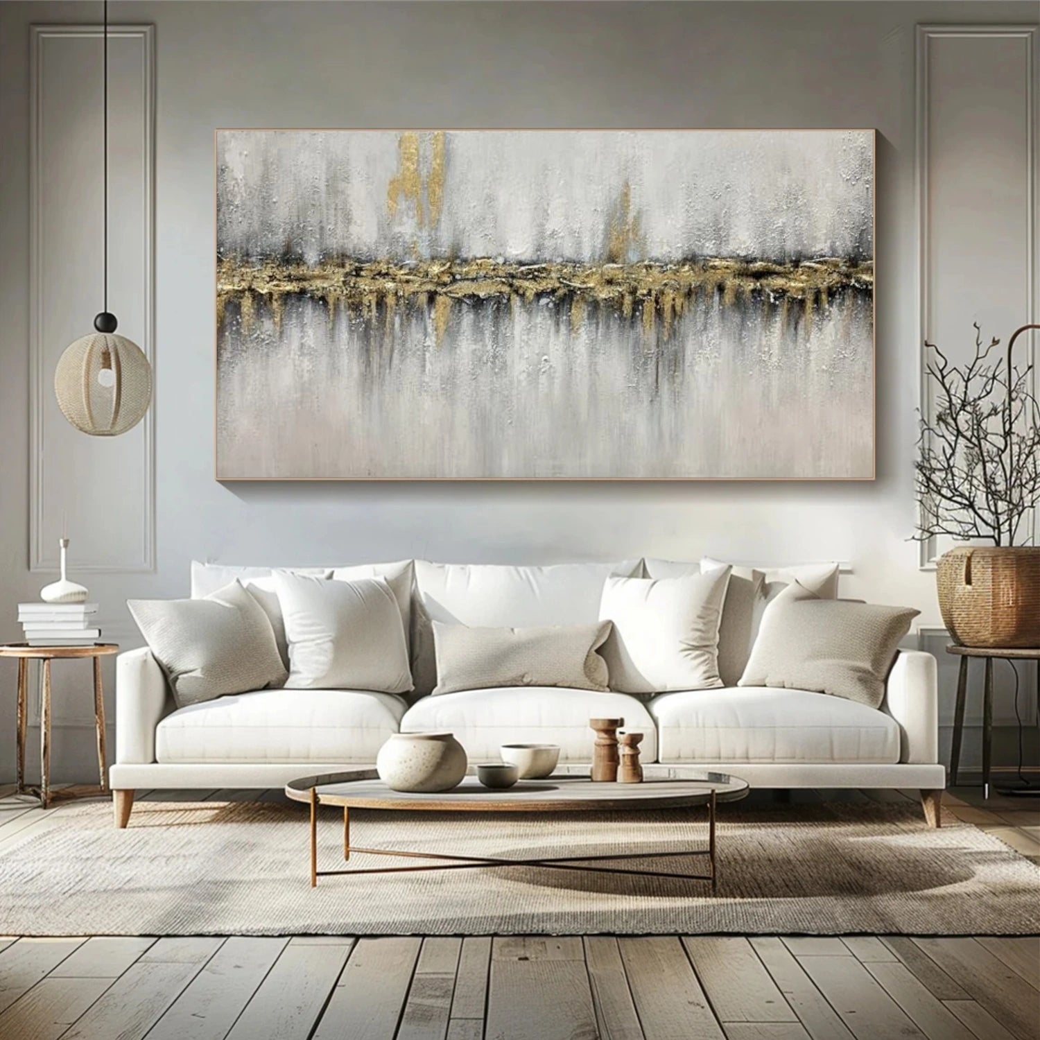 Abstract Textured Wall Art #AW137