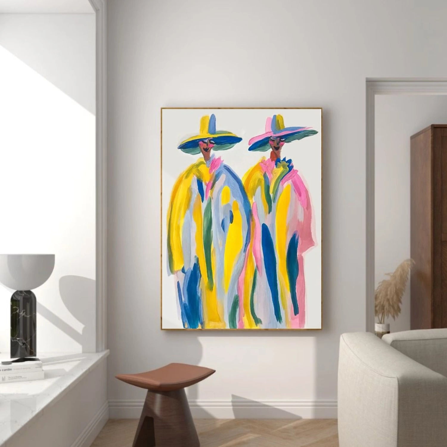 Abstract Portrait Wall Art #WP020