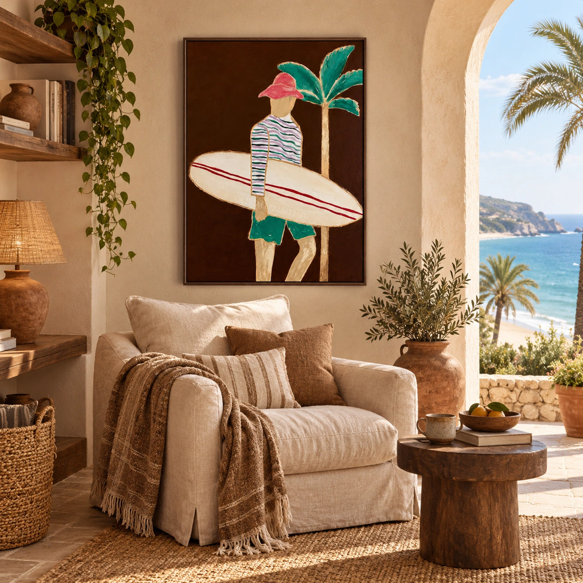 Abstract Portrait Wall Art #WP043