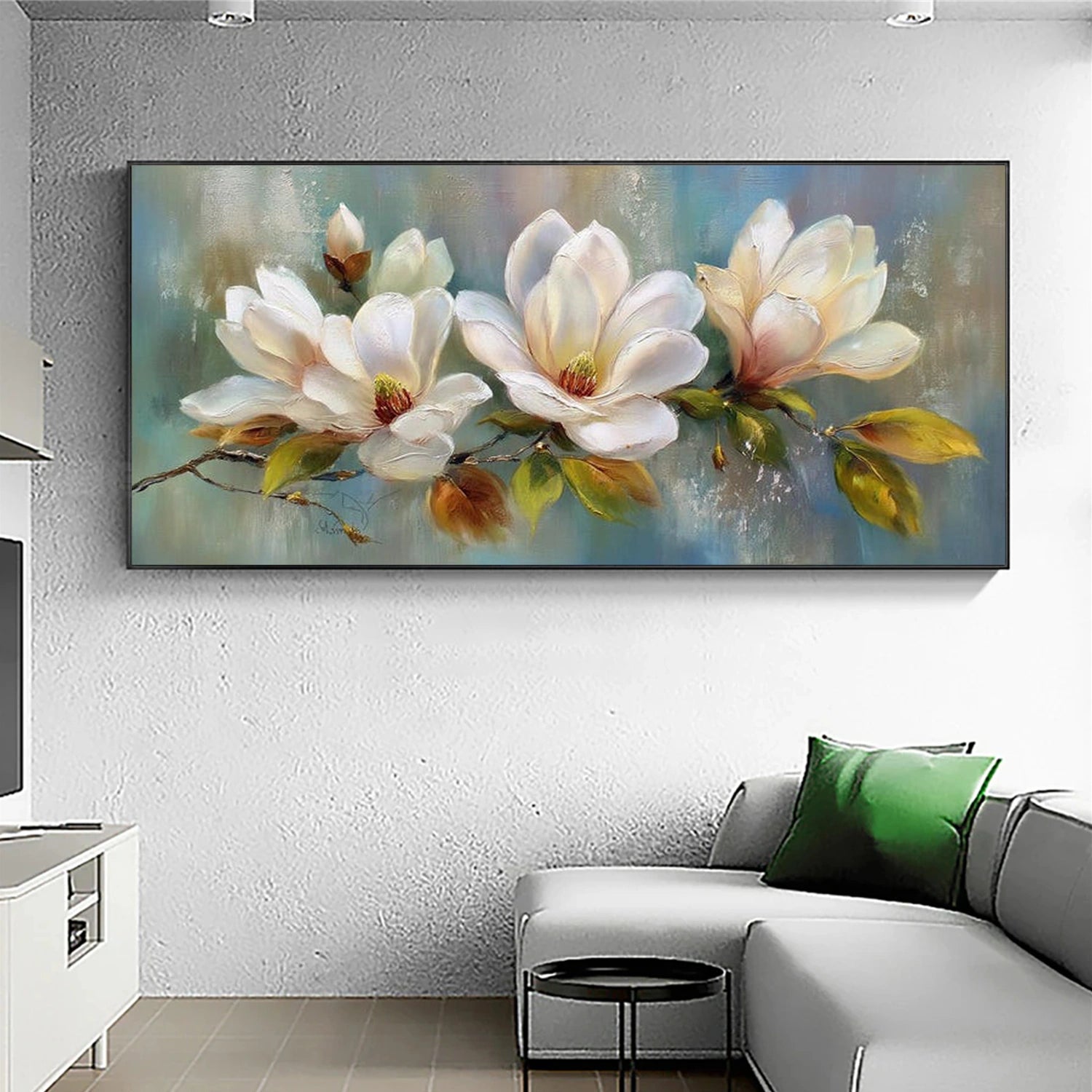 Tree And Flower Abstract Wall Art #TF204