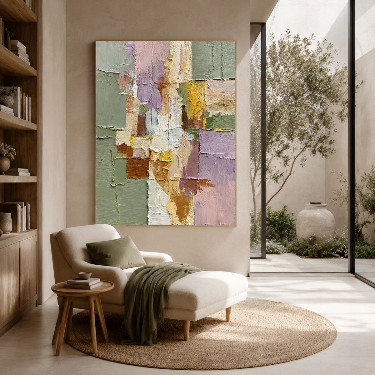 Abstract Textured Wall Art #AW286