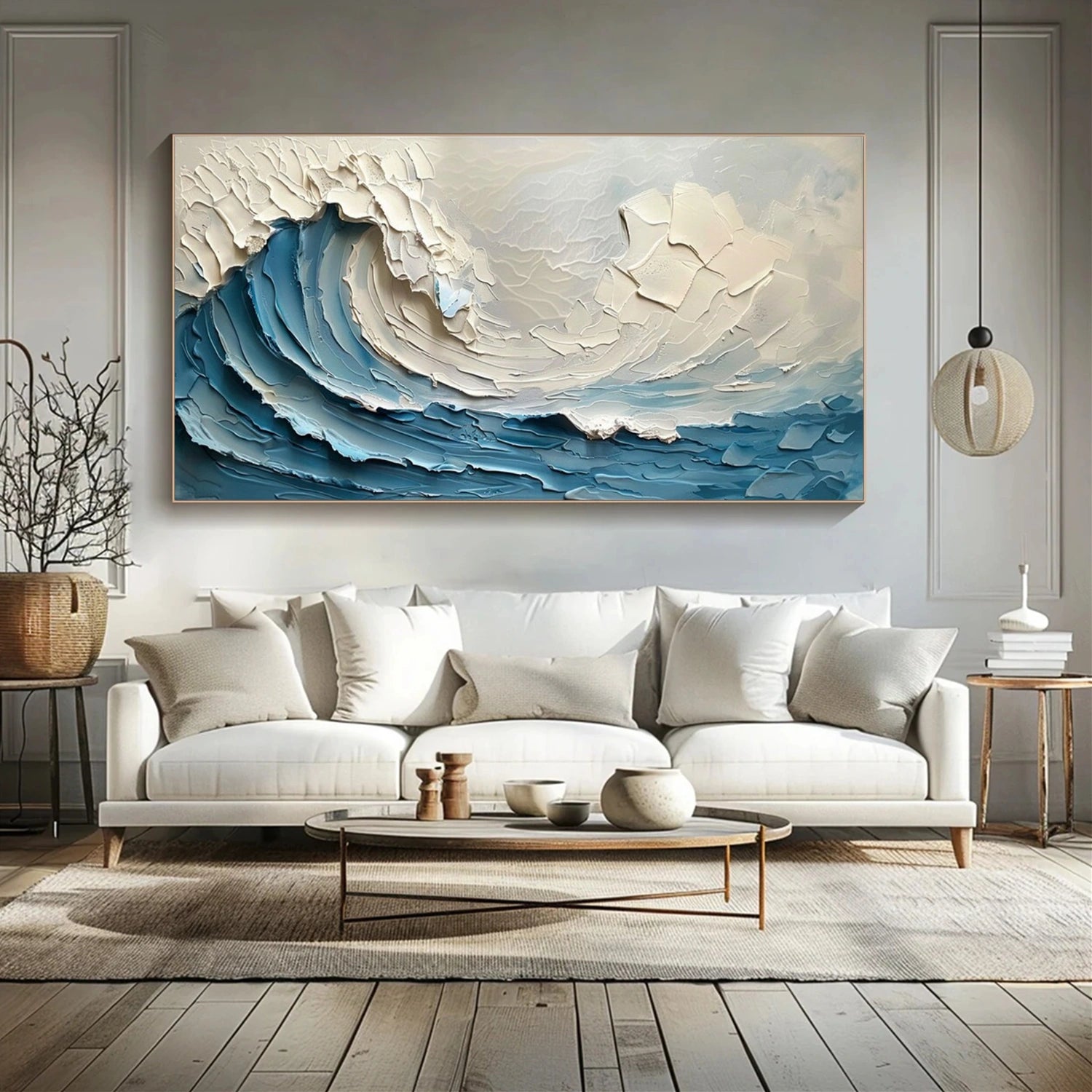 Sky And Ocean Painting #SO177