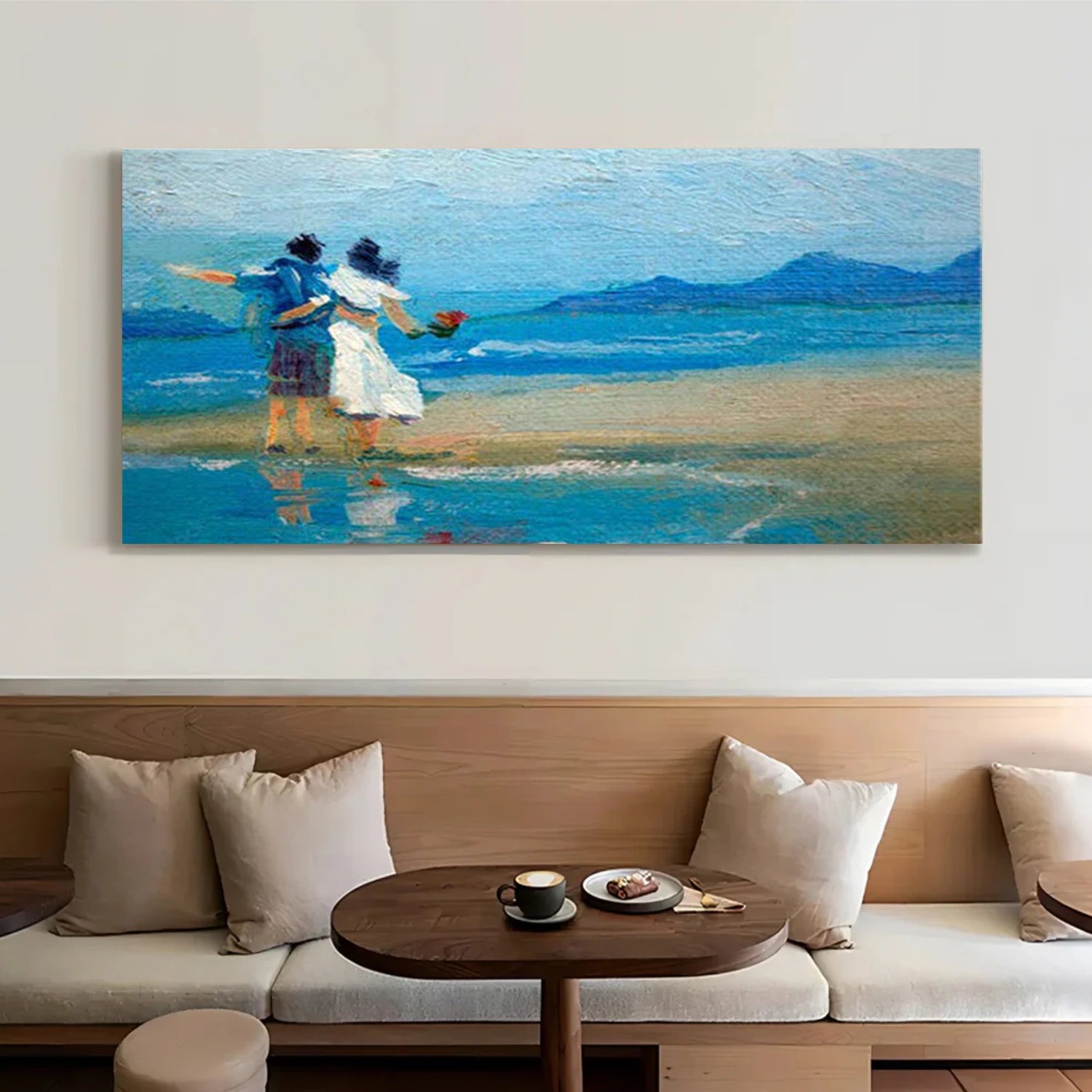 Sky And Ocean Abstract Wall Art #SO418