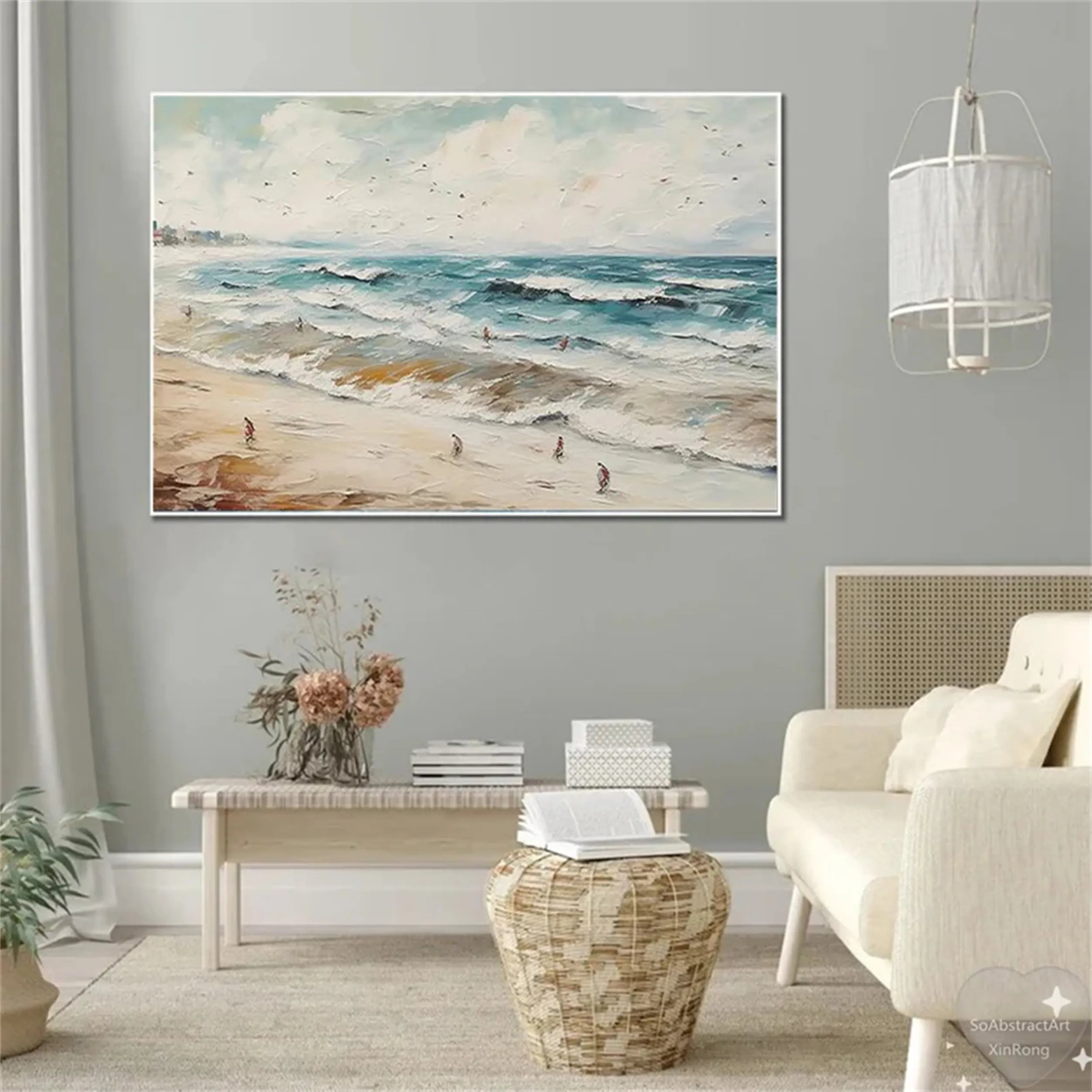 Sky And Ocean Painting #SO091