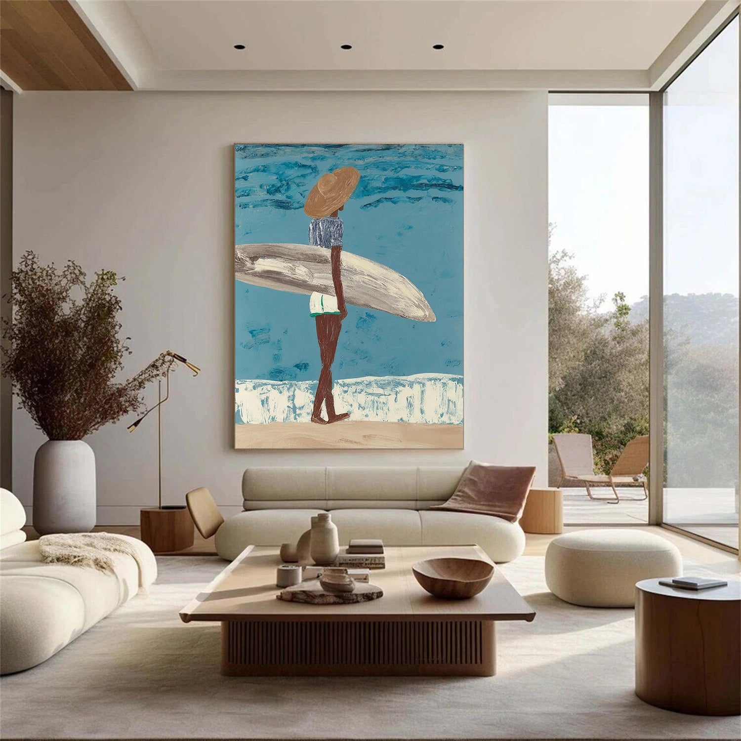 Abstract Portrait Wall Art #WP035