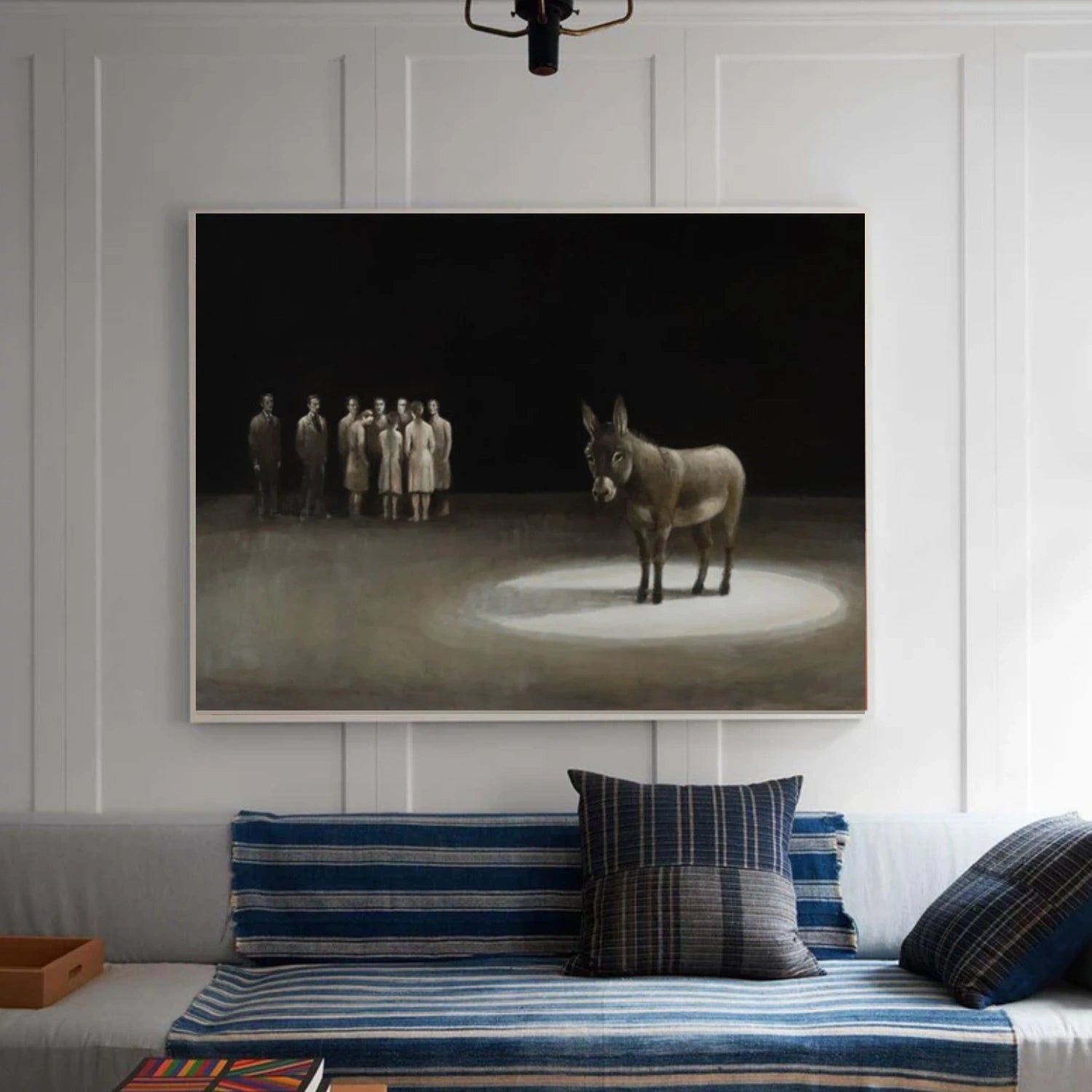 Abstract Animal Art Donkey Wall Art #AT053