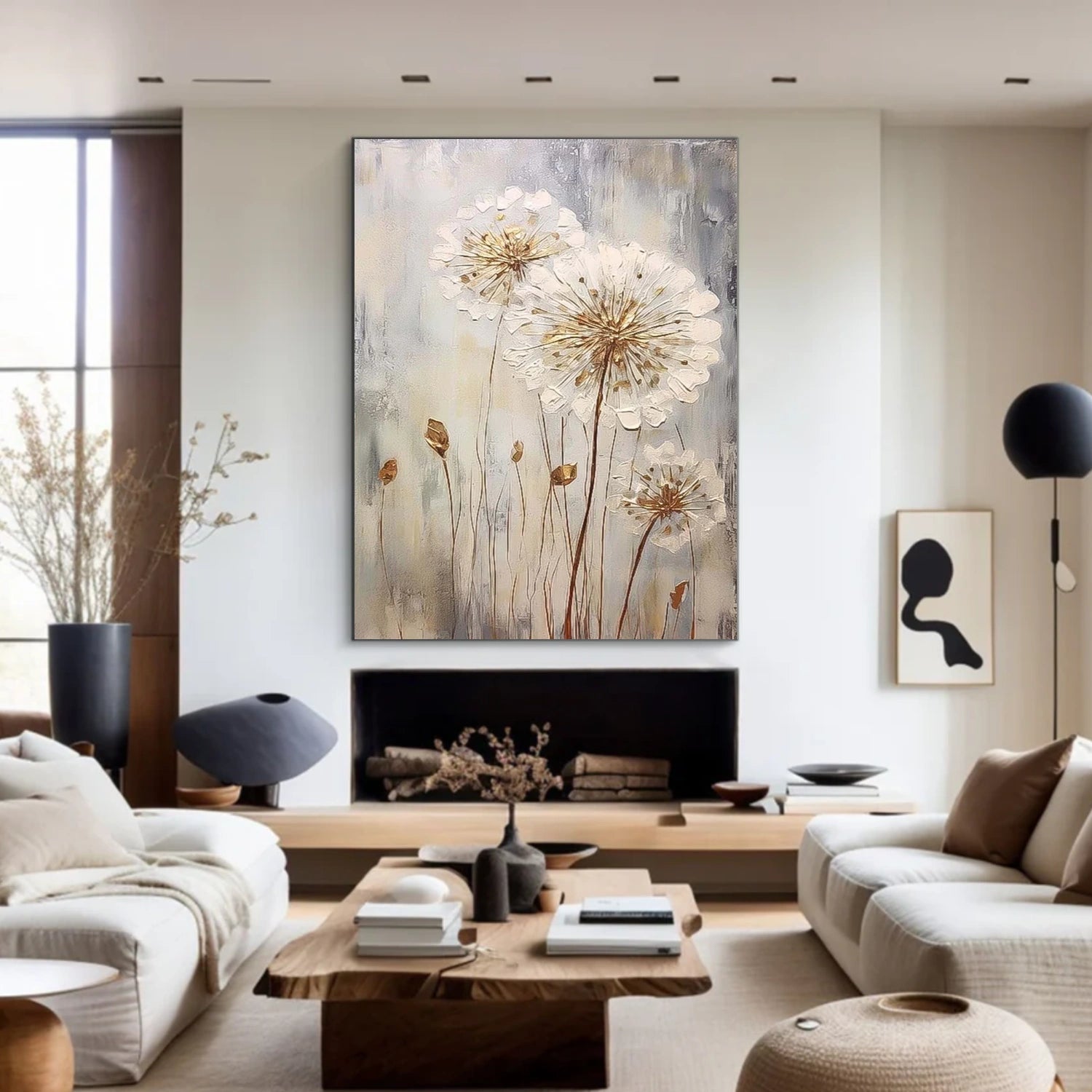 Tree And Flower Abstract Wall Art #TF181