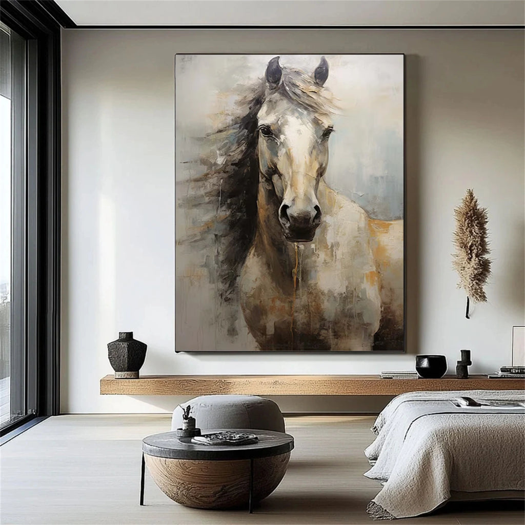 Abstract Animal Art Horse Wall Art #AT033