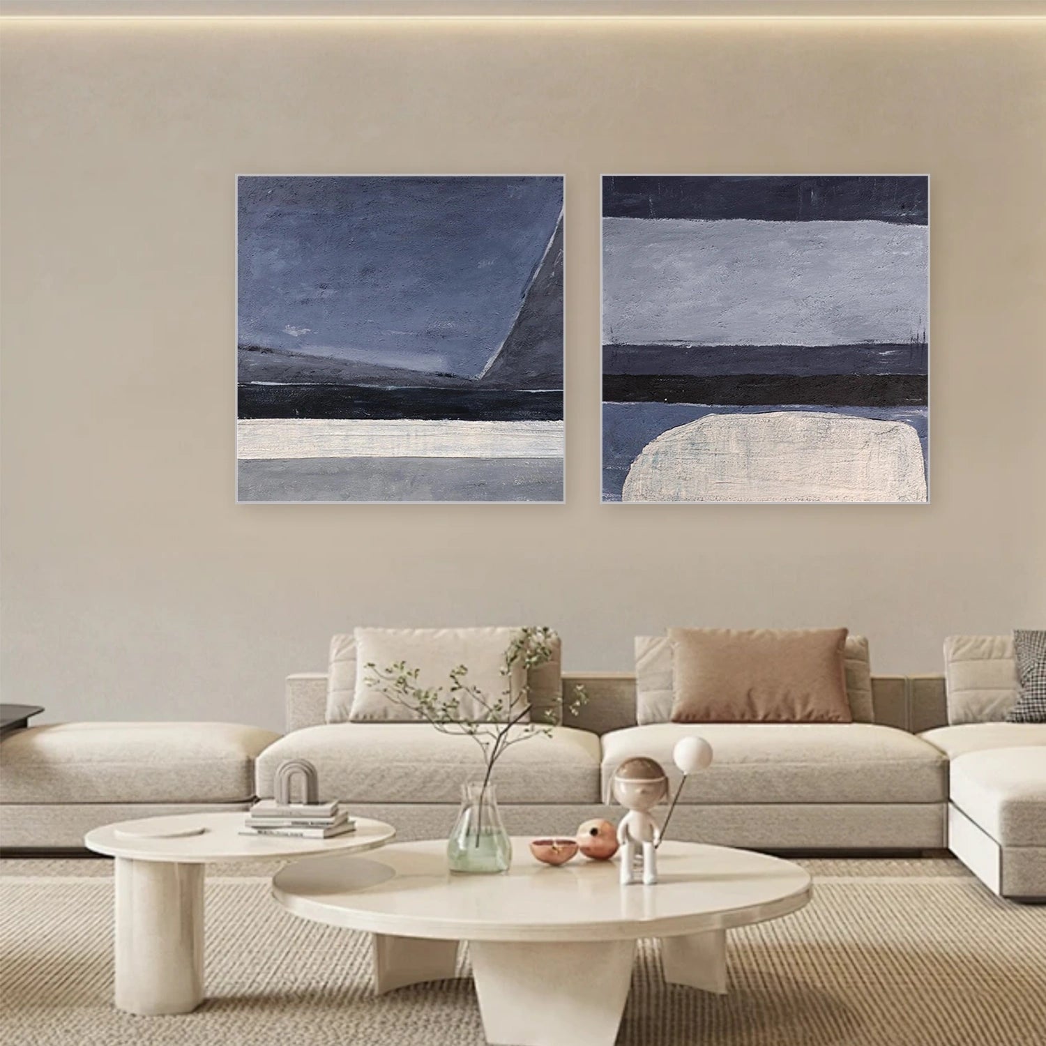 Abstract Wall Art Set of 2 #AW083