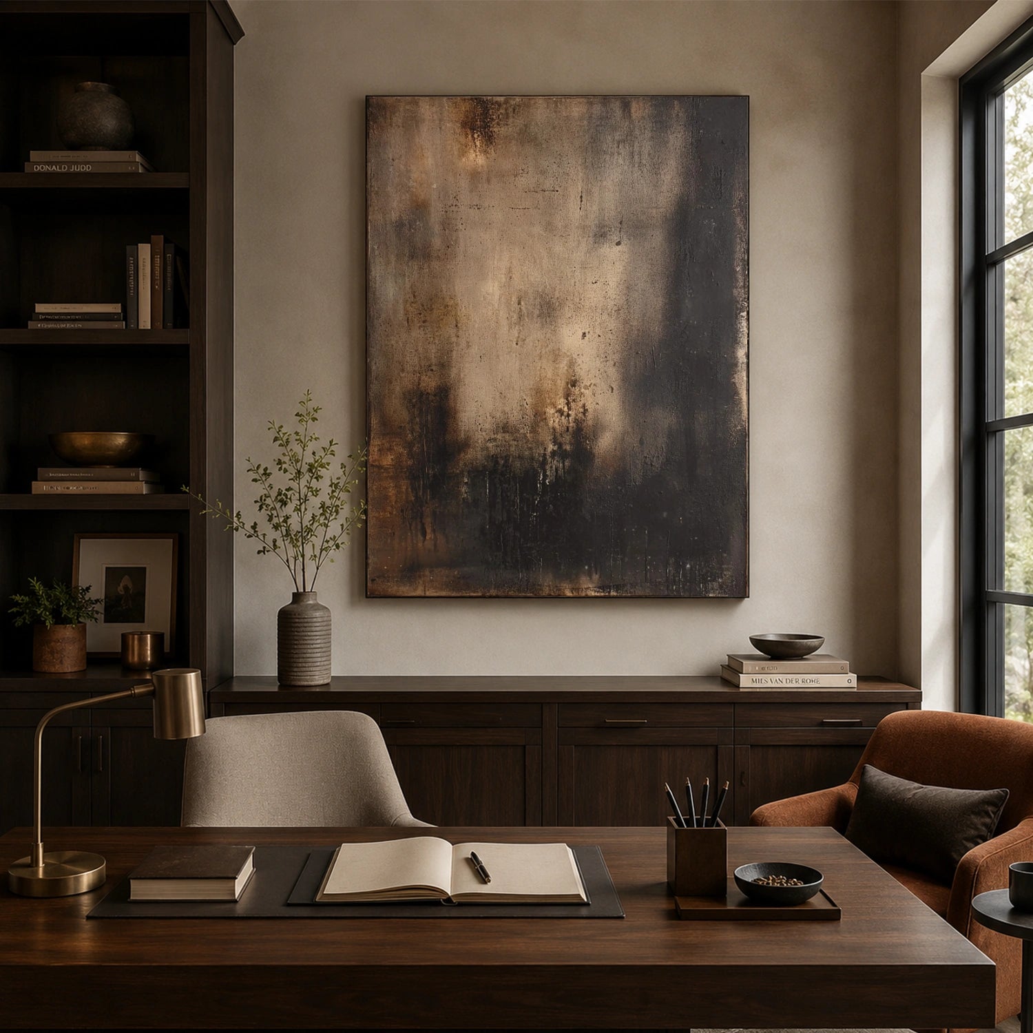 Wabi Sabi Abstract Canvas Art #WA265