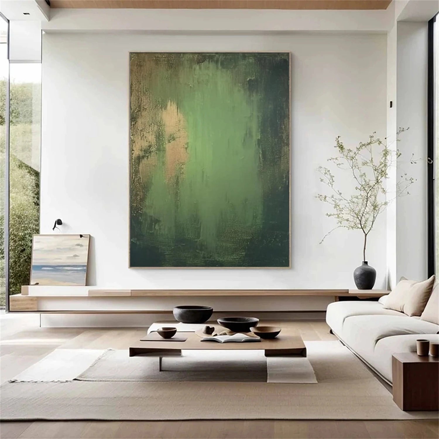 Wabi Sabi Abstract Canvas Art #WA260