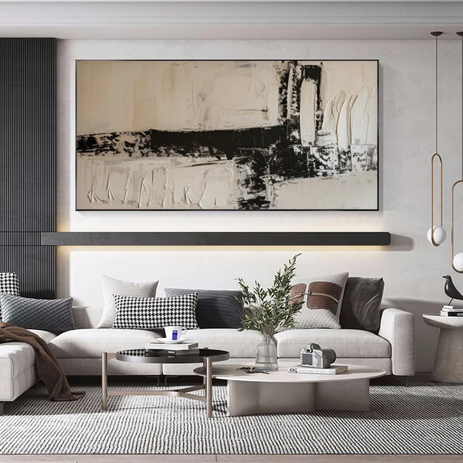 Abstract Textured Wall Art #AW136