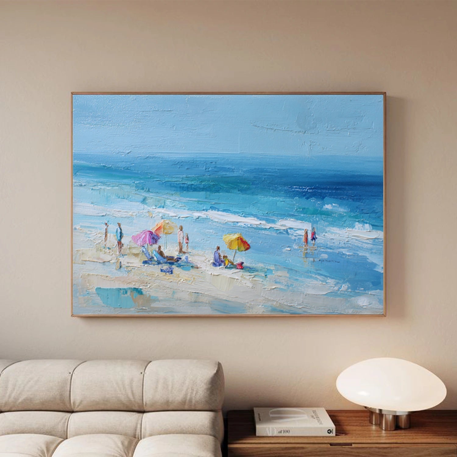 Sky And Ocean Abstract Wall Art #SO410