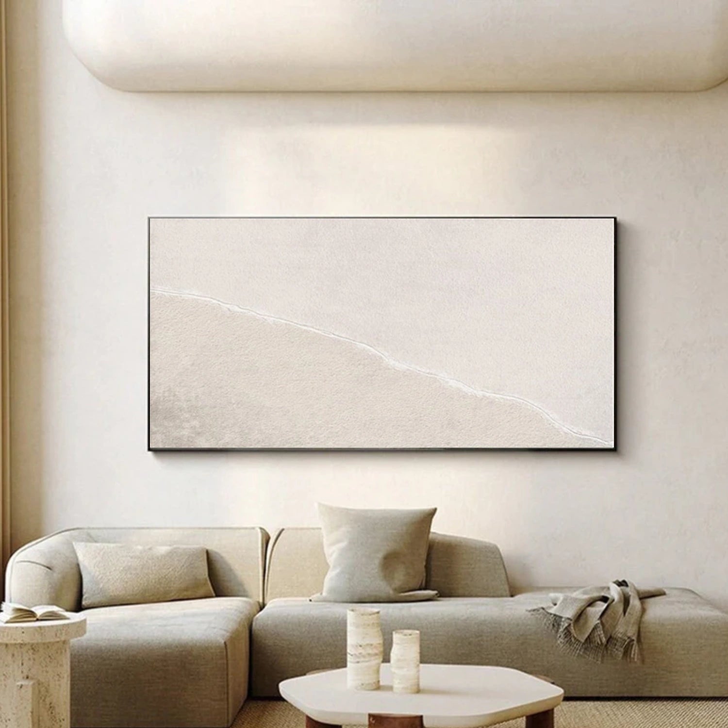 White Minimalist Wall Art #WT252