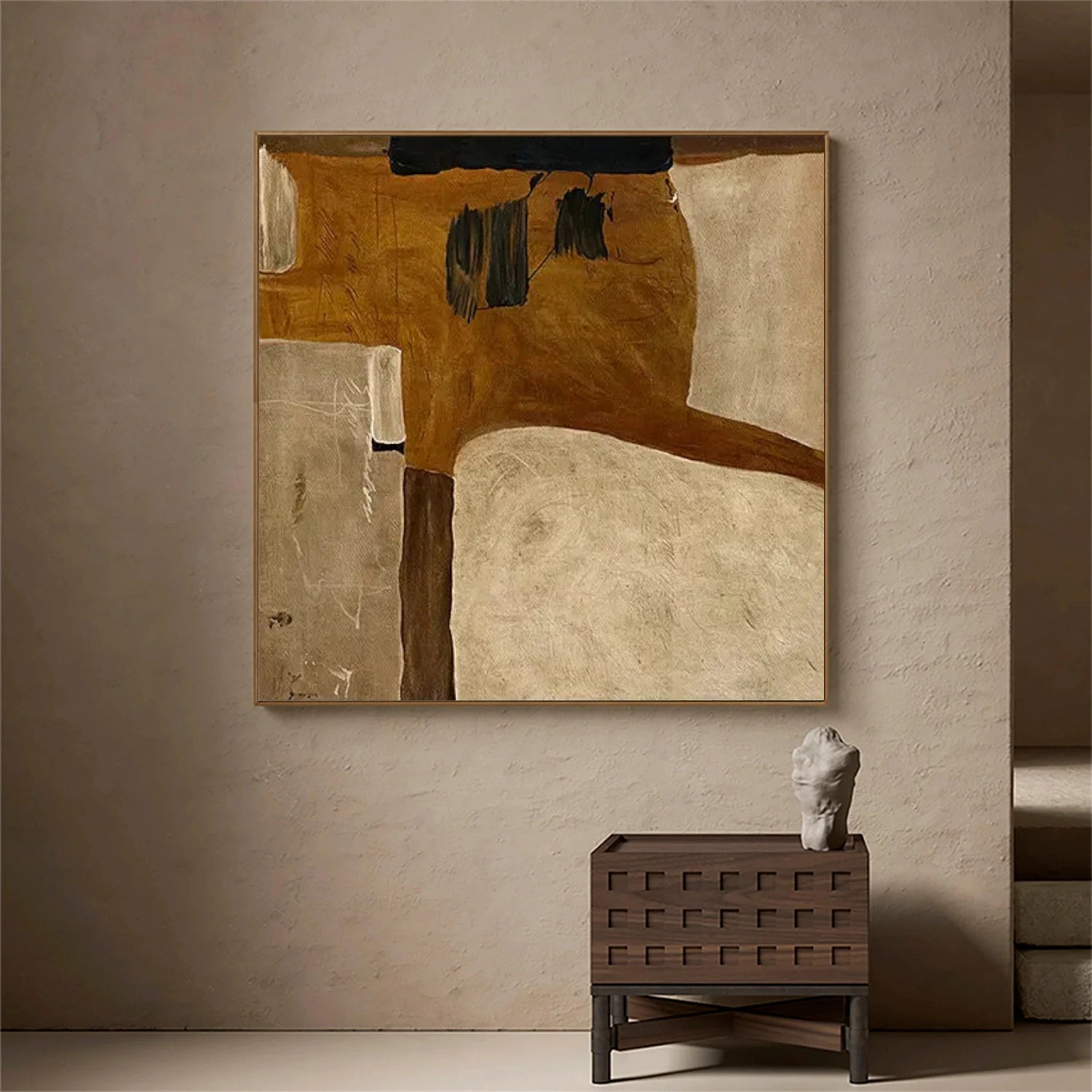 Wabi Sabi Abstract Canvas Art #WA203