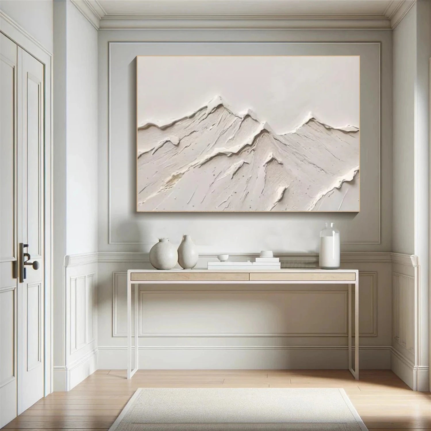 Minimalist Mountain Textured Wall Art #WT233
