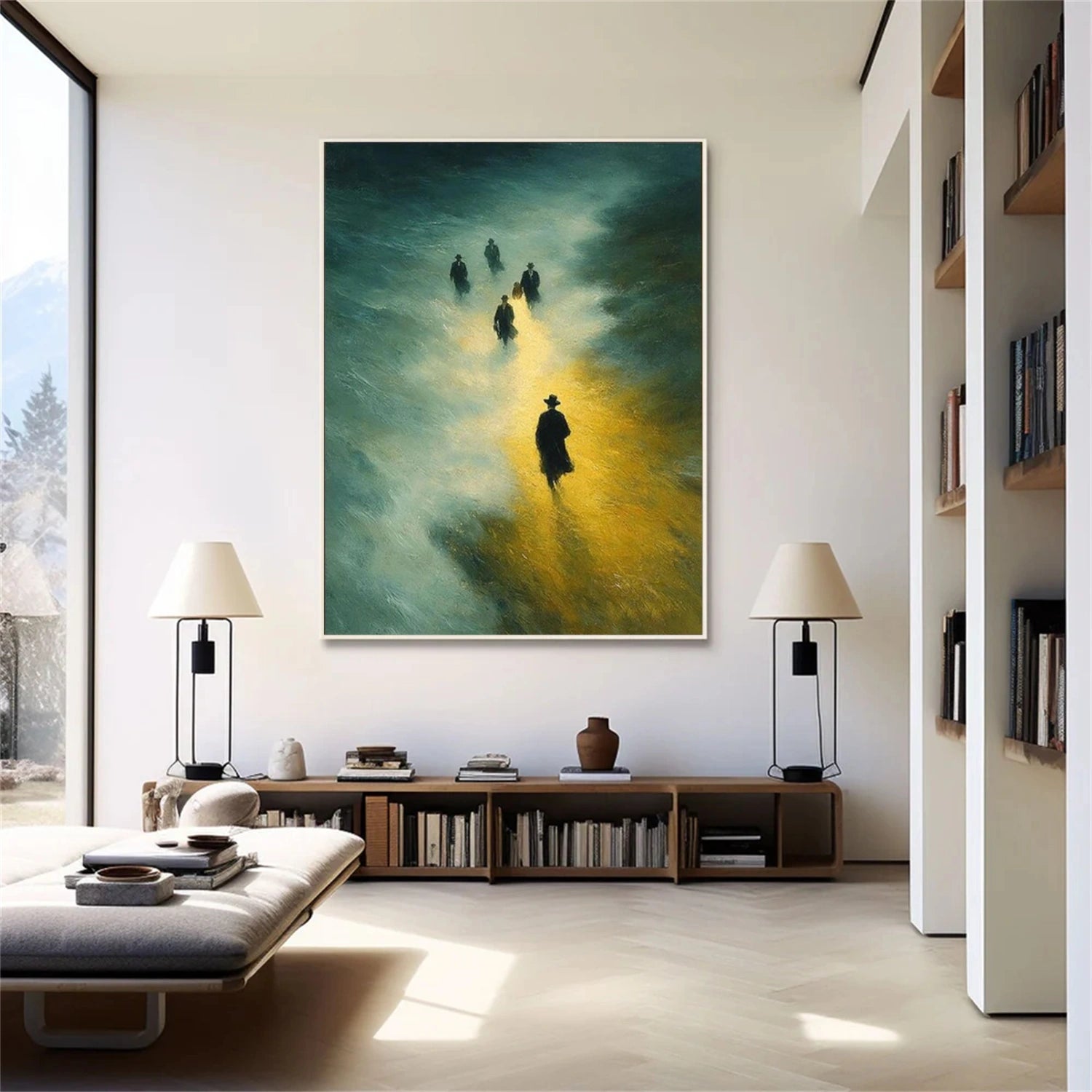 Abstract Portrait Wall Art #WP011