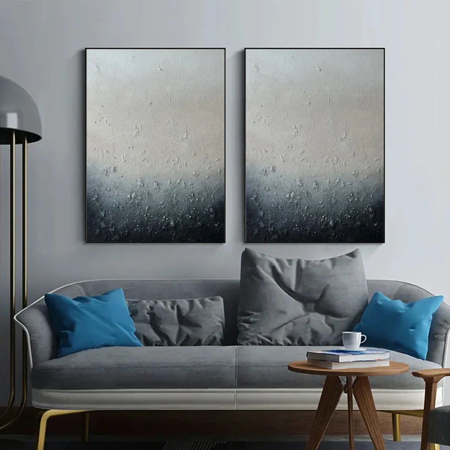 Abstract Textured Wall Art Set of 2 #AW170