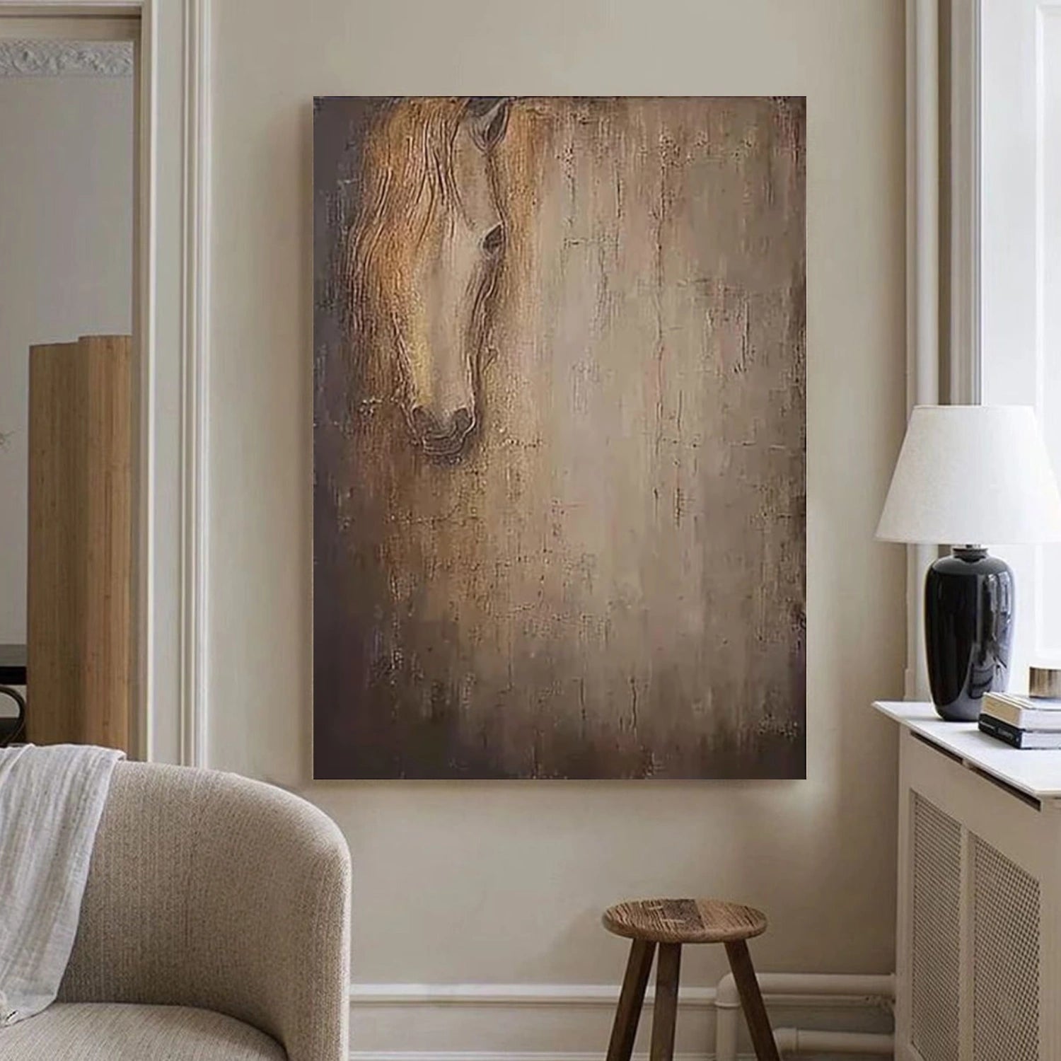 Abstract Animal Horse Wall Art #AT069