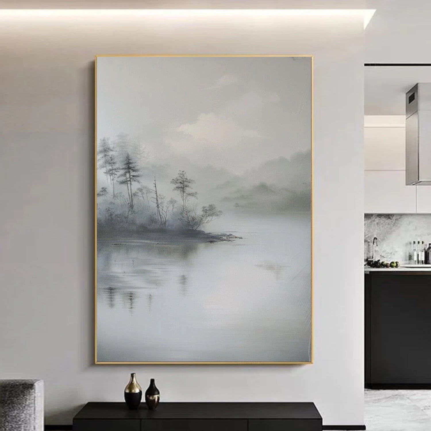 Tree And Flower Abstract Wall Art #TF152