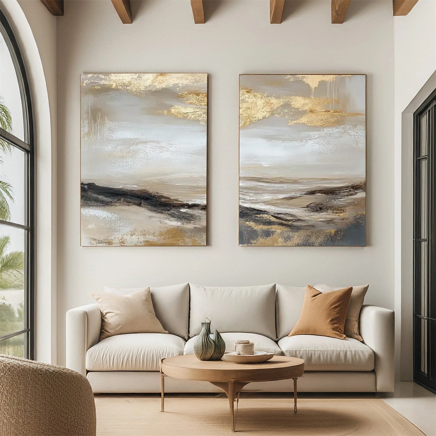 Abstract Wall Art Set of 2 #AW177