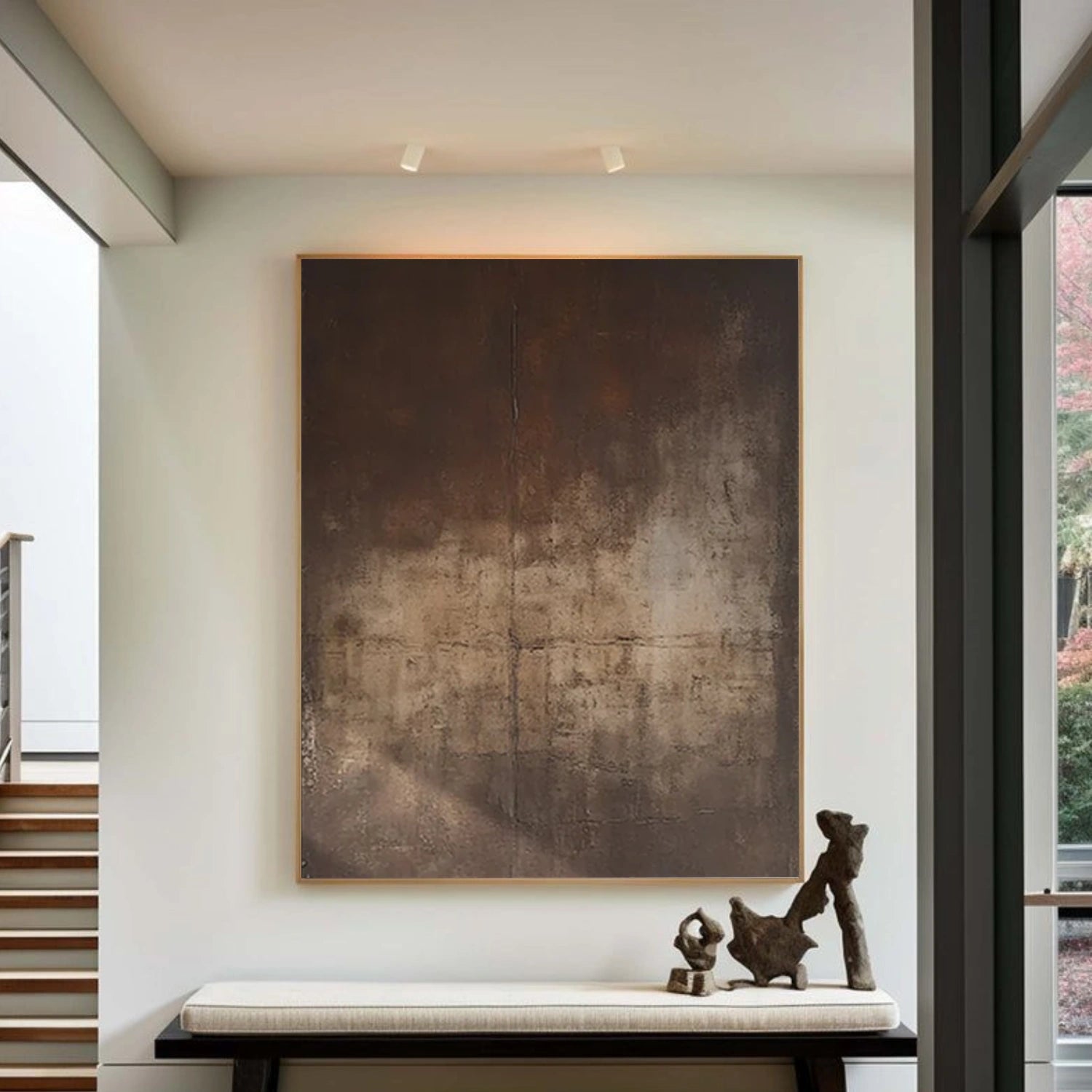 Wabi Sabi Abstract Canvas Art #WA254