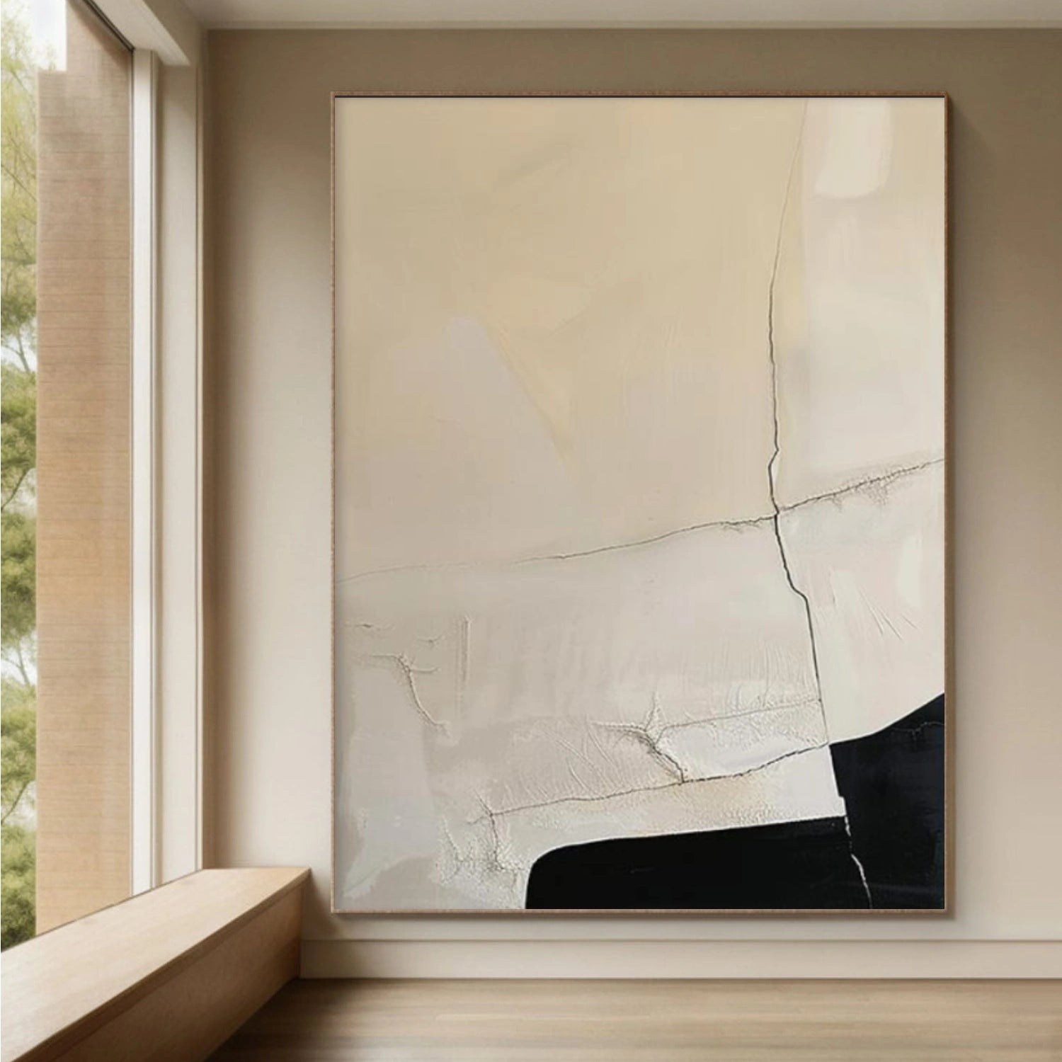 Wabi Sabi Abstract Canvas Art #WA258